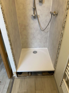 Photo de galerie - Changement bac à douche