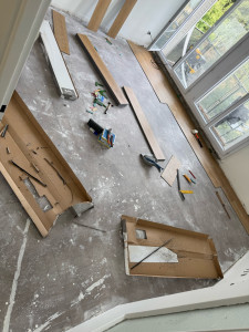 Photo de galerie - Pose de parquet - Revêtement de sol