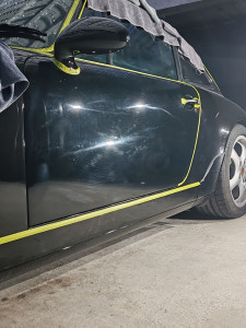 Photo de galerie - Polissage de la carrosserie avant