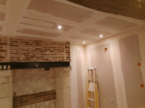 Photo de galerie - Réalisation de joint placo 