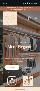 Photo de galerie - Création du site marchand de Rose Boutique, un magasin de prêt à porter et accessoires féminins made in Italie ! 
rose-boutique.shop