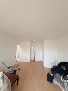 Photo de galerie - Rectification complet d’appartement, Eletricite , plomberie, carrelage, parquet, cuisine et peinture 