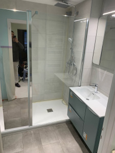 Photo de galerie - Rénovation salle de bains 