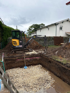Photo de galerie - Terrassement piscine 