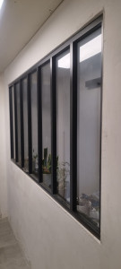 Photo de galerie - Pose d'une verrière 