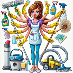 Photo de galerie - Aide à domicile : Je peux vous accompagner dans vos tâches du quotidien, que ce soit pour le ménage ou pour assister une personne dans ses tâches quotidiennes, aillant par le passé déjà accompli ses tâches auprès d'un couple âgé dans leurs quotidien.