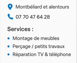 Photo de galerie - Multi-service :bricolage 