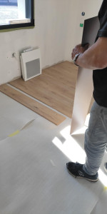 Photo de galerie - Pose de parquet - Revêtement de sol