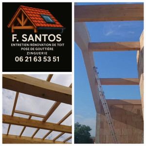 Photo de galerie - Charpente traditionnelle 