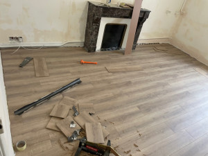 Photo de galerie - PARQUET en rénovation avec sous couche adapté 