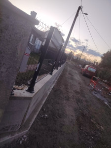 Photo de galerie - Pose de clôture 