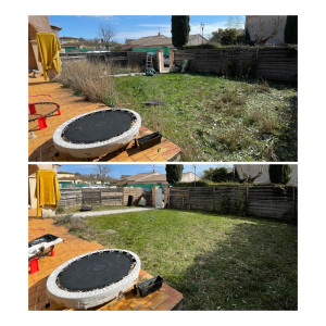 Photo de galerie - Débroussaillage d’un jardin 