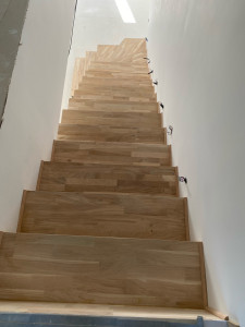 Photo de galerie - Habillé avec bois escalier