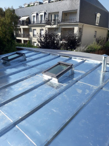 Photo de galerie - Réfection d'une toiture en zinc