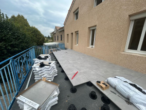 Photo de galerie - Dalle sur plot 