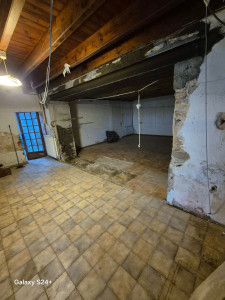 Photo de galerie - Ouverture dans un mur en pierre sur 3,80 de long