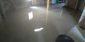 Photo de galerie - Réalisation d'une dalle béton...