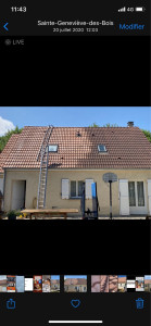 Photo de galerie - Nettoyage et application d’un produit décapant dégraissant sur toute la couverture