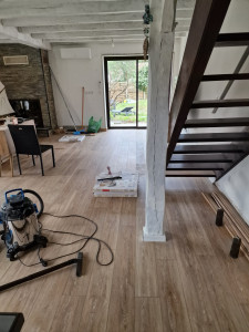 Photo de galerie - Pose de parquet - Revêtement de sol