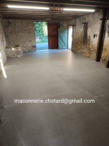 Photo de galerie - Dallage béton intérieur 
