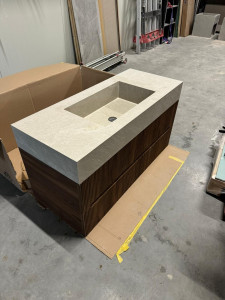 Photo de galerie - Installation de céramique selon les plans de conception approuvés
