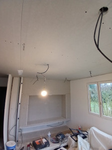 Photo de galerie - Rénovation plafond en placo 