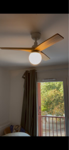 Photo de galerie - Pose de ventilateur de plafond 