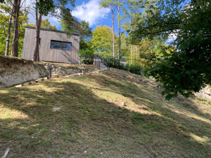 Photo de galerie - Débroussaillage en pente.