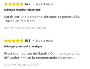 Photo de galerie - Ménage régulier et ponctuel à domicile 