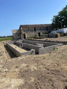 Photo de galerie - Montage de parpaing de vide sanitaire