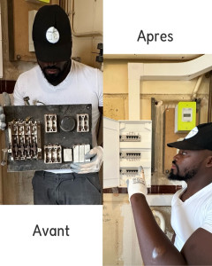 Photo de galerie - Changement ancien tableau électrique aux normes 