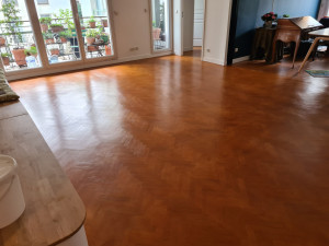 Photo de galerie - Pose de parquet - Revêtement de sol