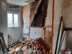 Photo de galerie - Cuisine demolie