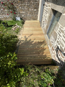 Photo de galerie - Terrasse en pin 