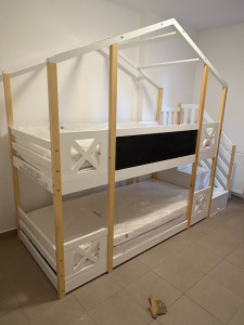 Photo de galerie - Lit cabane superposé enfant