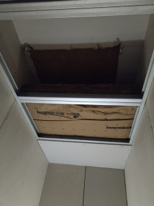 Photo de galerie - Création d'un faux plafond ossature métallique en auto portée 