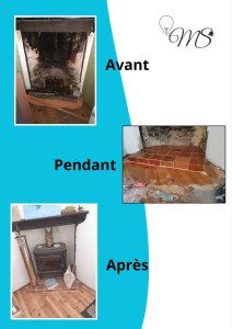 Photo de galerie - Rénovation cheminée