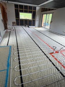 Photo de galerie - Plancher chauffant 
