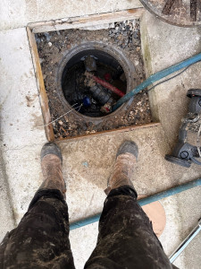 Photo de galerie - Débouchage pompe eau vanne 