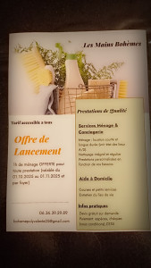 Photo de galerie - A partir de Janvier je suis disponible 