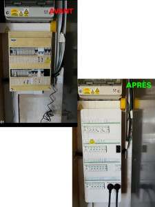 Photo de galerie - Remplacement complet d’un tableau électrique selon normes NF C 15-100