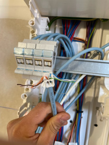 Photo de galerie - Câblage noyaux rj45
