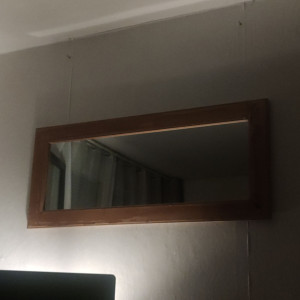 Photo de galerie - Pose d un miroir. 