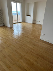 Photo de galerie - Ponçage parquet et vitrification 