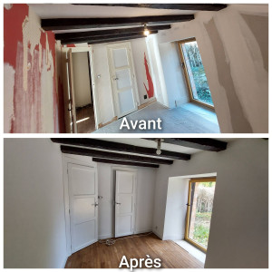 Photo de galerie - Rénovation d'une chambre.