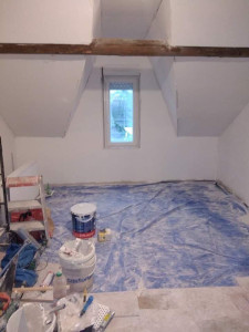 Photo de galerie - Aménagement grenier en chambres 