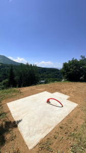 Photo de galerie - Dalle pour spa 