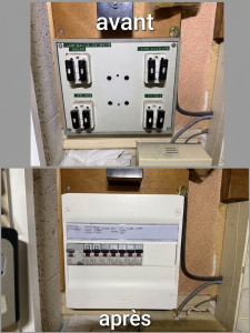Photo de galerie - Remplacement d’un tableau électrique au norme 