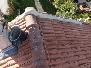 Photo de galerie - Réparation de solin afin de pouvoir fixer les rives 