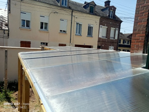 Photo de galerie - Installation polycarbonat 

